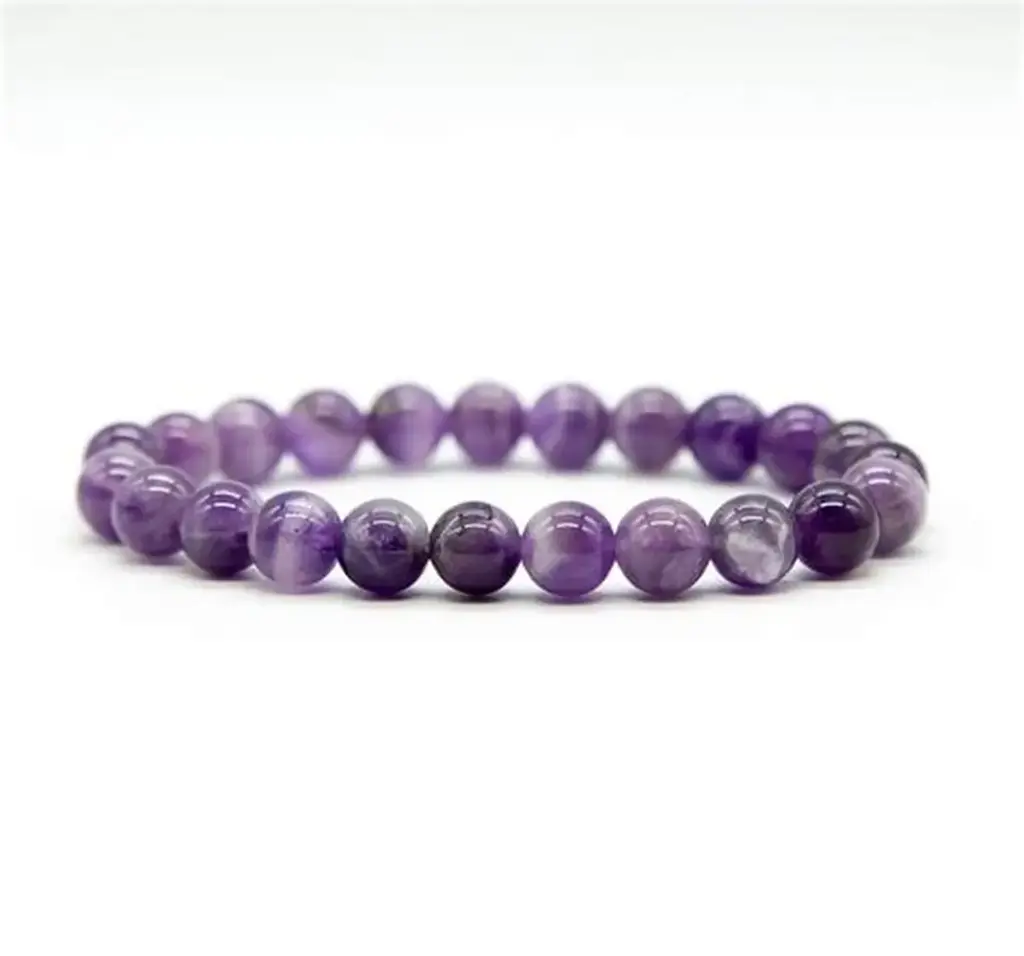 PULSERA AMATISTA 6MM