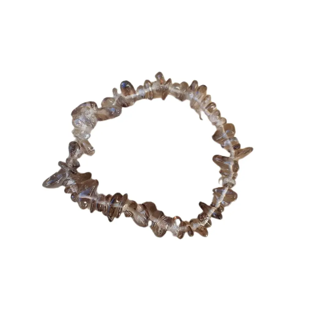 PULSERA CHIP CUARZO AHUMADO