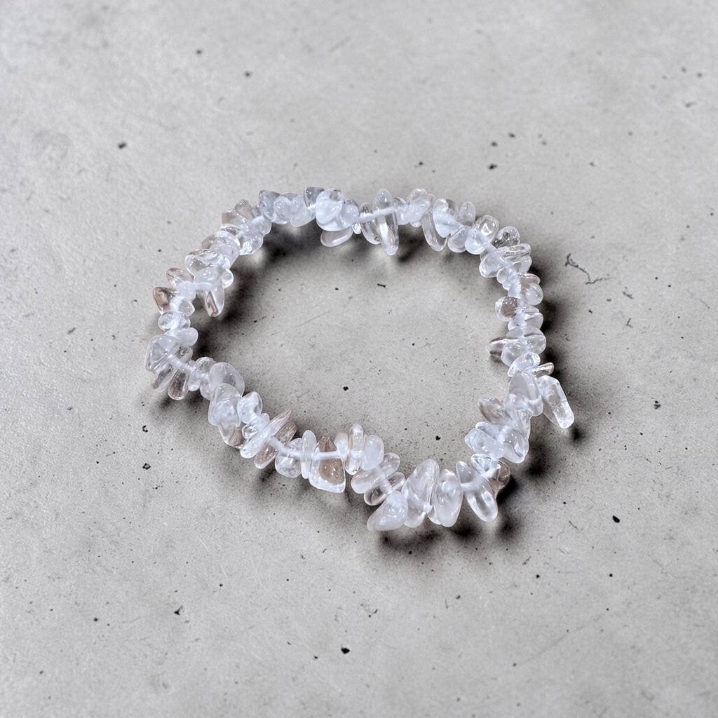 PULSERA CHIP CUARZO BLANCO