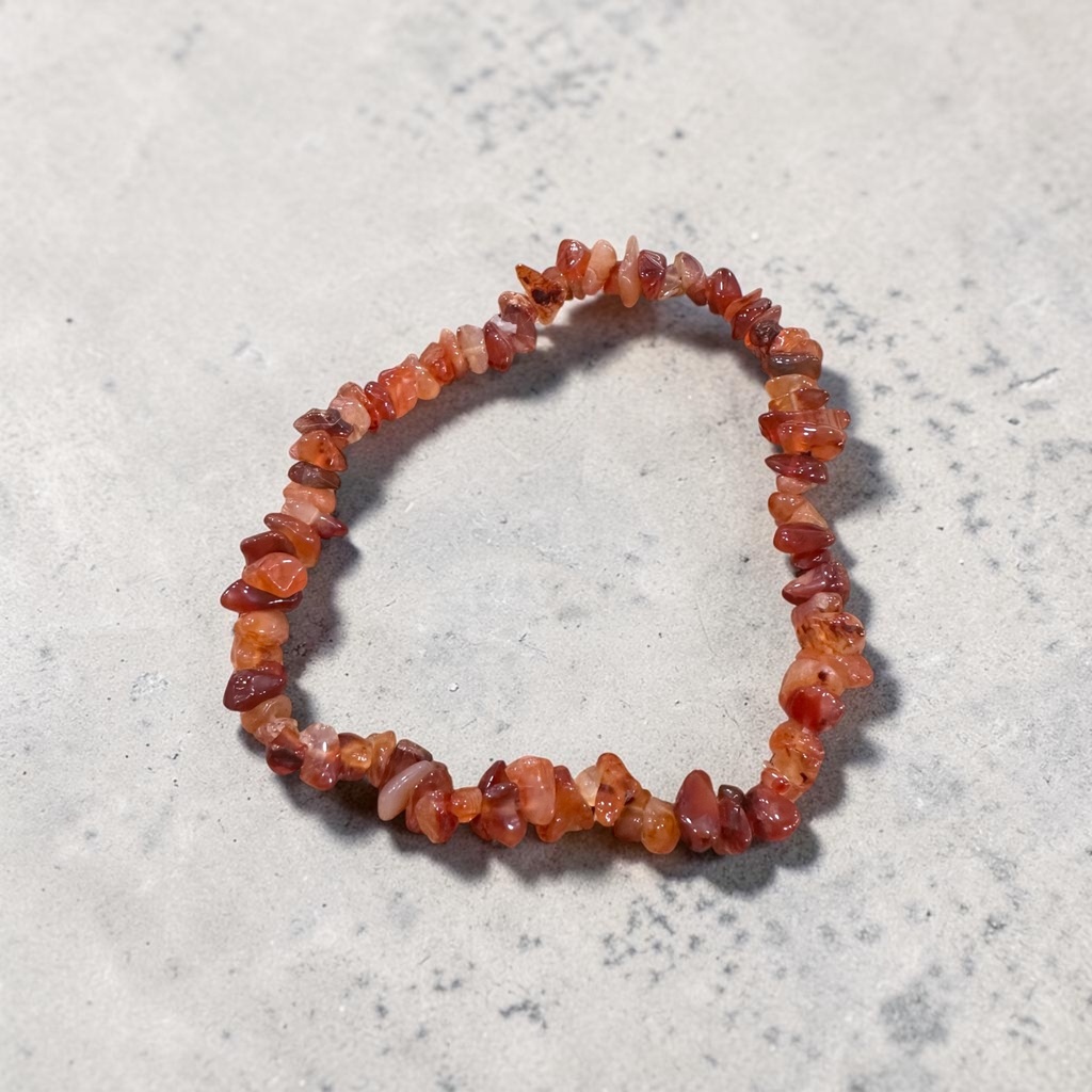 PULSERA CHIP CARNEOLA