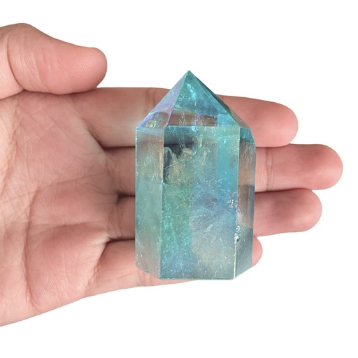 [13362216] PUNTA CUARZO AQUA AURA