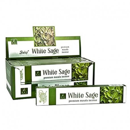 [01291] INCIENSO BALAJI SALVIA BLANCA