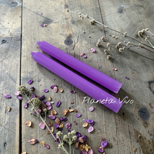 [03101VIO] VELA BUJIA VIOLETA