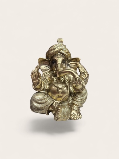 [22583] GANESH SENTADO DORADO