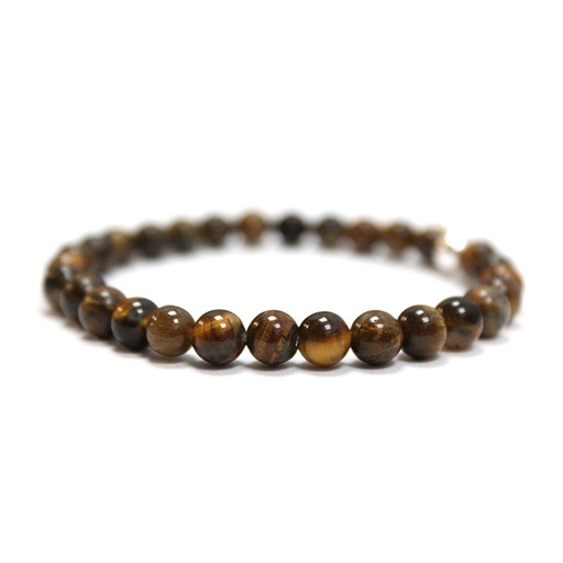 [3810] PULSERA OJO DE TIGRE 6MM