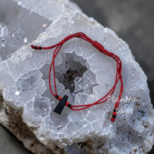 [AZAB013] PULSERA AZABACHE ROJA MANITA