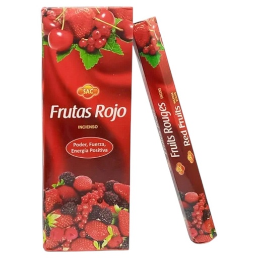 [1014FROJ] INCIENSO SAC FRUTOS ROJOS