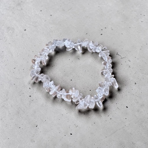 [00246.1] PULSERA CHIP CUARZO BLANCO