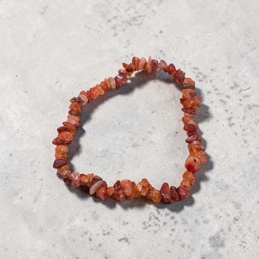 [00246.3] PULSERA CHIP CARNEOLA
