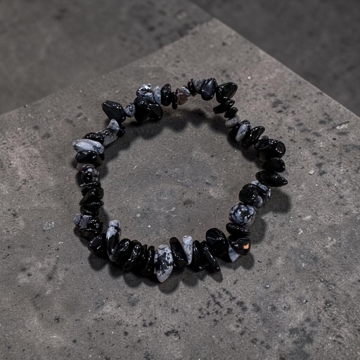 [00246.11] PULSERA CHIP OBSIDIANA