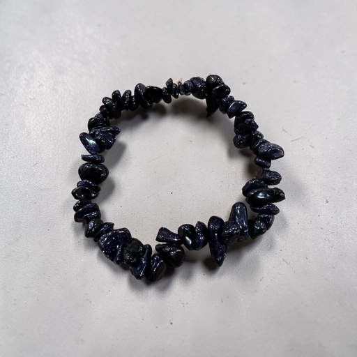 [00246.18] PULSERA CHIP AVENTURINA ORO AZUL